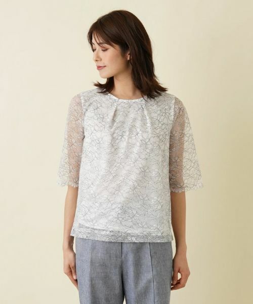 Leilian / レリアン シャツ・ブラウス | ブラウス【セレモニー】【Leilian WHITE LABEL】 | 詳細4