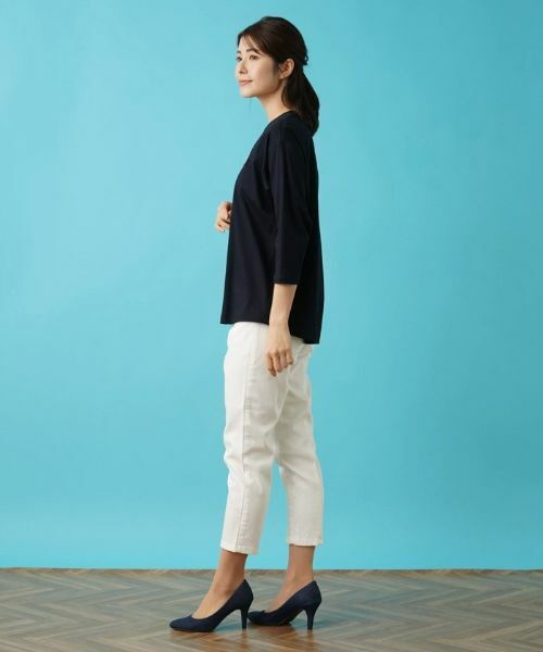 Leilian / レリアン カットソー | 七分袖ジャージーインナー | 詳細18