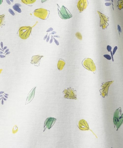 Leilian / レリアン Tシャツ | リーフ柄プリントインナー | 詳細27