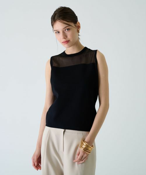 Leilian / レリアン ニット・セーター | ノースリーブニットプルオーバー | 詳細10