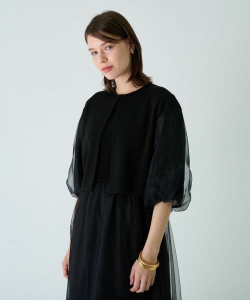 Leilian / レリアン カーディガン・ボレロ | 【店舗人気】ノーカラーカーディガン | 詳細2