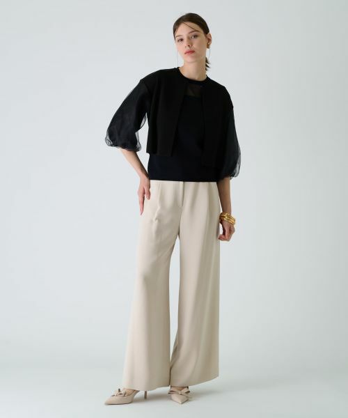 Leilian / レリアン カーディガン・ボレロ | 【店舗人気】ノーカラーカーディガン | 詳細8