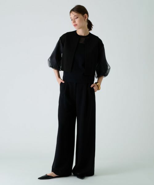 Leilian / レリアン カーディガン・ボレロ | 【店舗人気】ノーカラーカーディガン | 詳細9