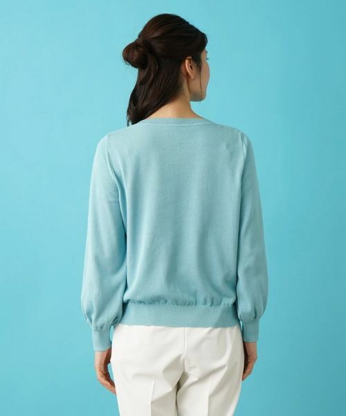 Leilian / レリアン ニット・セーター | ペイズリー柄ニットプルオーバー【RATTI】 | 詳細6