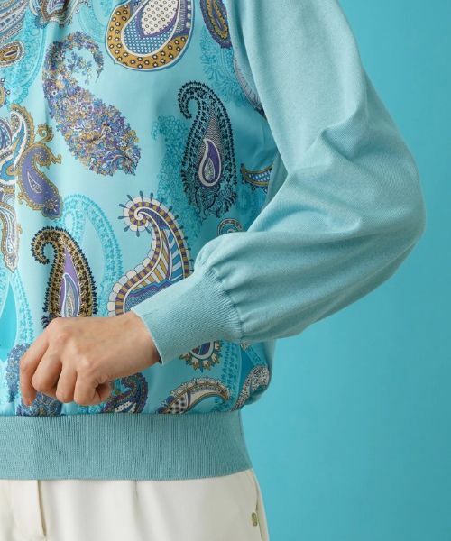 Leilian / レリアン ニット・セーター | ペイズリー柄ニットプルオーバー【RATTI】 | 詳細9