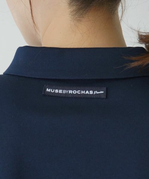 Leilian / レリアン カットソー | ボーダー柄半袖ポロシャツ | 詳細9