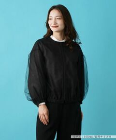 Leilian / レリアン その他アウター | 【店舗人気】洗えるジップアップブルゾン