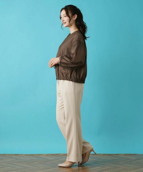 Leilian / レリアン その他アウター | 【店舗人気】洗えるジップアップブルゾン | 詳細14