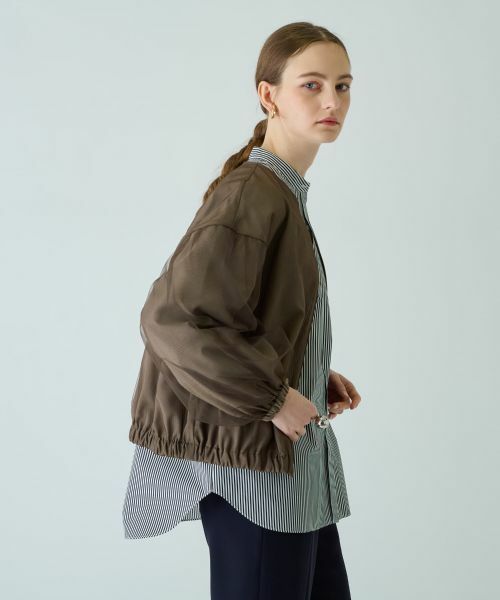 Leilian / レリアン その他アウター | 【店舗人気】洗えるジップアップブルゾン | 詳細7