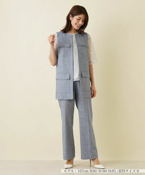 Leilian / レリアン テーラードジャケット | ベスト【ROCHAS Premiere】 | 詳細1