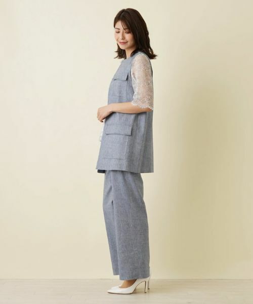 Leilian / レリアン テーラードジャケット | ベスト【ROCHAS Premiere】 | 詳細2