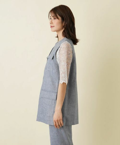 Leilian / レリアン テーラードジャケット | ベスト【ROCHAS Premiere】 | 詳細5