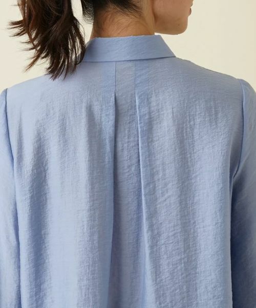 Leilian / レリアン シャツ・ブラウス | フロントタックブラウス【ROCHAS Premiere】 | 詳細11