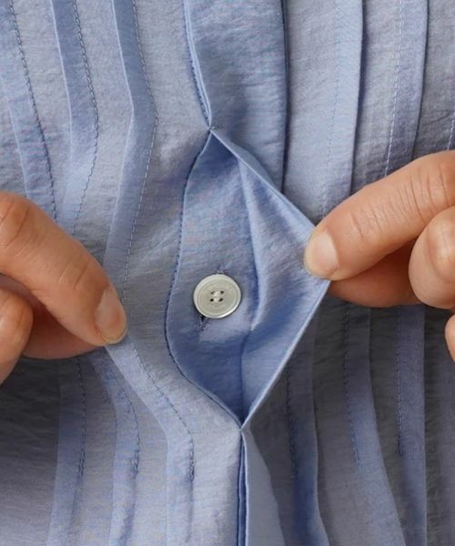 Leilian / レリアン シャツ・ブラウス | フロントタックブラウス【ROCHAS Premiere】 | 詳細13