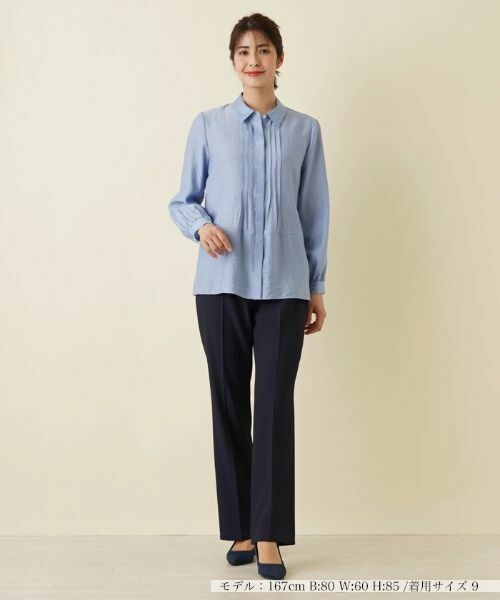 Leilian / レリアン シャツ・ブラウス | フロントタックブラウス【ROCHAS Premiere】 | 詳細4