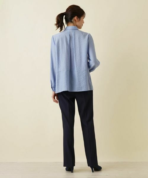 Leilian / レリアン シャツ・ブラウス | フロントタックブラウス【ROCHAS Premiere】 | 詳細6