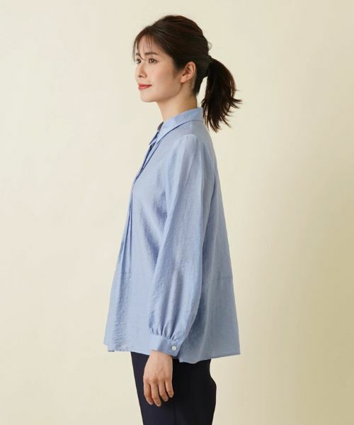 Leilian / レリアン シャツ・ブラウス | フロントタックブラウス【ROCHAS Premiere】 | 詳細8