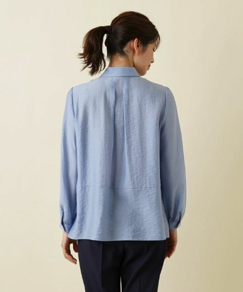 Leilian / レリアン シャツ・ブラウス | フロントタックブラウス【ROCHAS Premiere】 | 詳細9