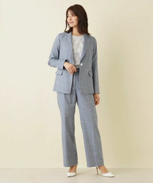 Leilian / レリアン その他パンツ | セミワイドパンツ【ROCHAS Premiere】 | 詳細4