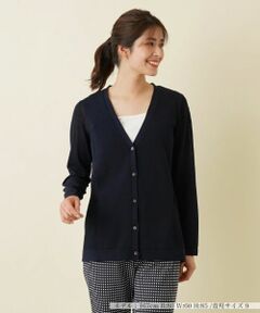 Leilian / レリアン カーディガン・ボレロ | Vネックニットカーディガン【ROCHAS Premiere】