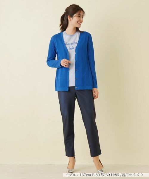 Leilian / レリアン カーディガン・ボレロ | Vネックニットカーディガン【ROCHAS Premiere】 | 詳細1