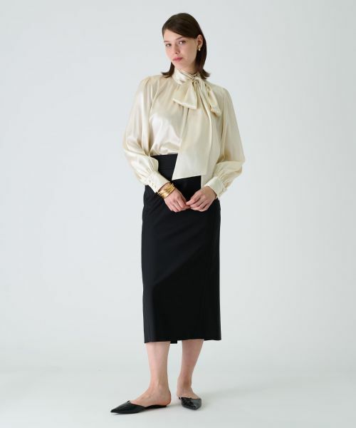 Leilian / レリアン シャツ・ブラウス | シルクボウタイブラウス | 詳細12
