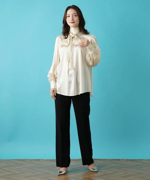 Leilian / レリアン シャツ・ブラウス | シルクボウタイブラウス | 詳細15