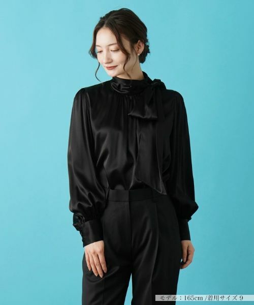 Leilian / レリアン シャツ・ブラウス | シルクボウタイブラウス | 詳細18