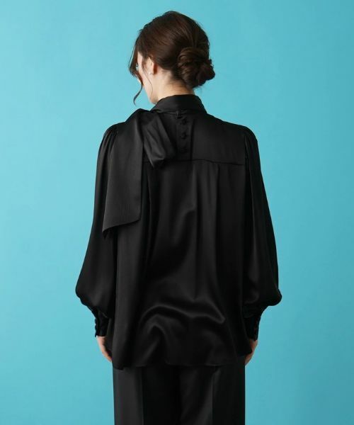 Leilian / レリアン シャツ・ブラウス | シルクボウタイブラウス | 詳細24