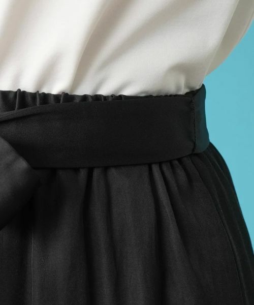 Leilian / レリアン ミニ・ひざ丈スカート | ティアード切り替えフレアスカート | 詳細19