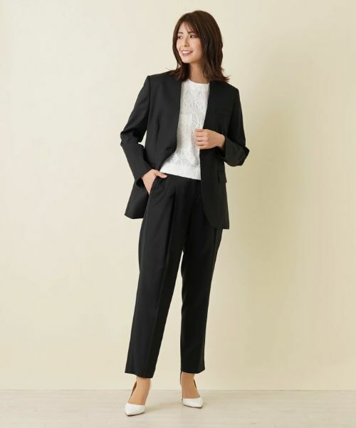 Leilian / レリアン その他パンツ | タックテーパードパンツ | 詳細20