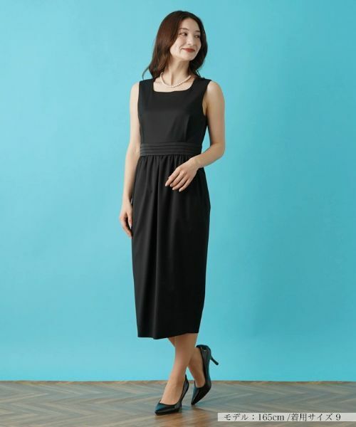 Leilian / レリアン ドレス | 【セレモニー】ストレッチノースリーブワンピース | 詳細11