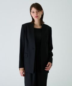 Leilian / レリアン テーラードジャケット | ノーカラージャケット