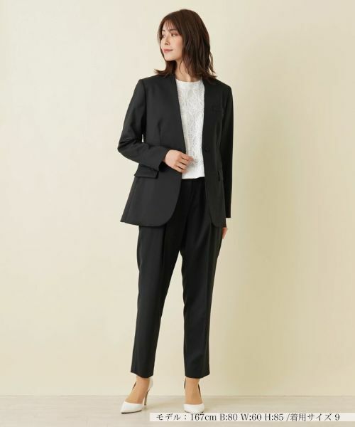 Leilian / レリアン テーラードジャケット | ノーカラージャケット | 詳細10