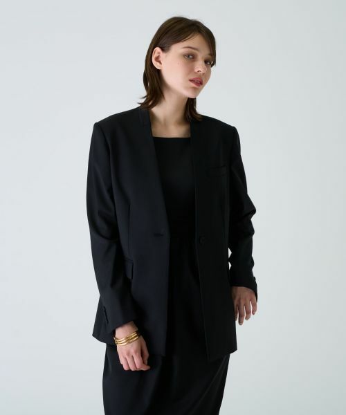 Leilian / レリアン テーラードジャケット | ノーカラージャケット | 詳細2