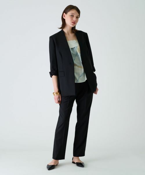 Leilian / レリアン テーラードジャケット | ノーカラージャケット | 詳細6