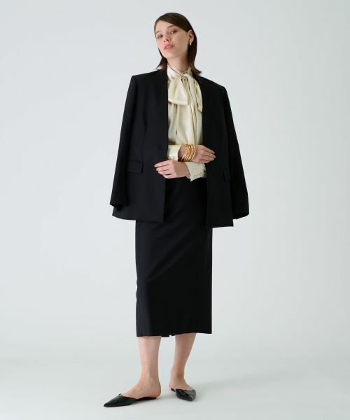 Leilian / レリアン テーラードジャケット | ノーカラージャケット | 詳細8