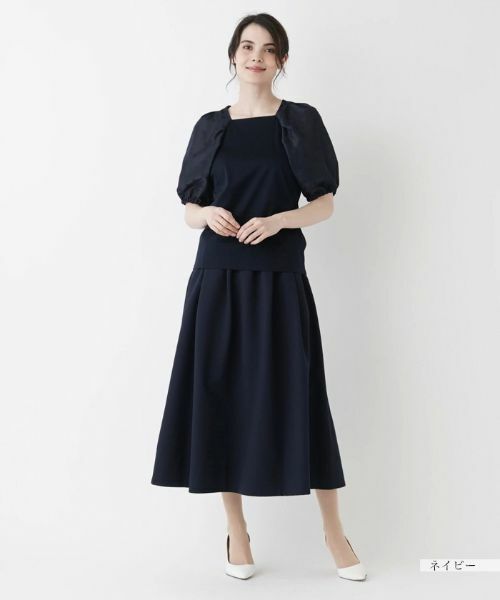 Leilian / レリアン カットソー | ドット柄カットソー | 詳細16