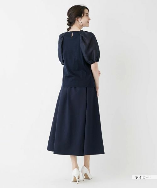 Leilian / レリアン カットソー | ドット柄カットソー | 詳細18