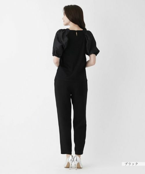 Leilian / レリアン カットソー | ドット柄カットソー | 詳細3