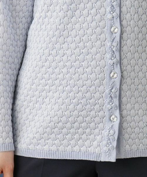 Leilian / レリアン カーディガン・ボレロ | フラワー刺繍カーディガン | 詳細13