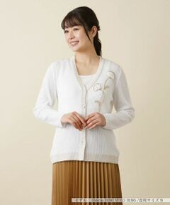 Leilian / レリアン カーディガン・ボレロ | Vネックカーディガン