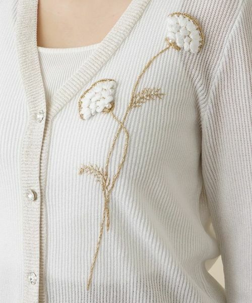 Leilian / レリアン カーディガン・ボレロ | Vネックカーディガン | 詳細9