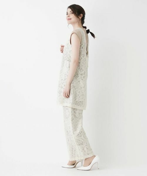 Leilian / レリアン テーラードジャケット | 2WAYバックリボンベスト | 詳細10