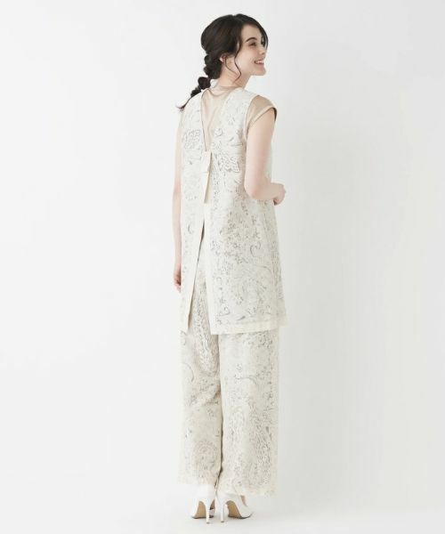 Leilian / レリアン テーラードジャケット | 2WAYバックリボンベスト | 詳細11