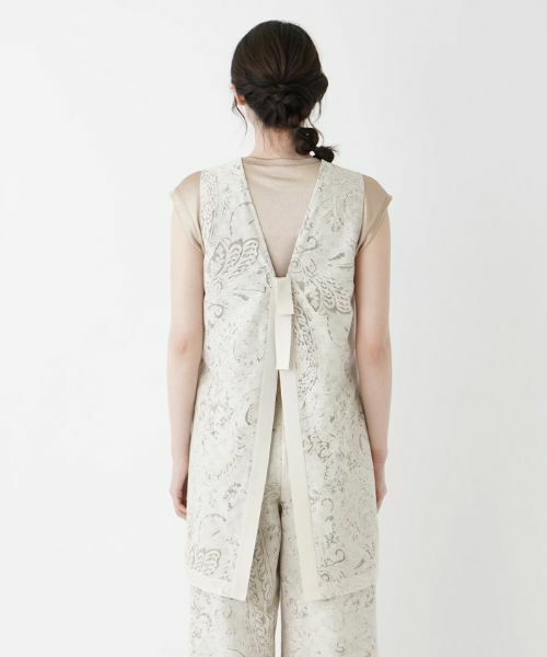 Leilian / レリアン テーラードジャケット | 2WAYバックリボンベスト | 詳細15