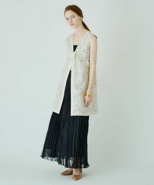 Leilian / レリアン テーラードジャケット | 2WAYバックリボンベスト | 詳細7