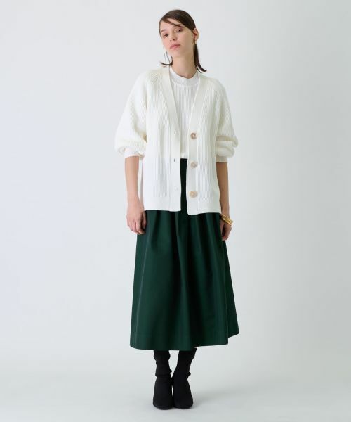 Leilian / レリアン ミニ・ひざ丈スカート | タックスカート | 詳細12