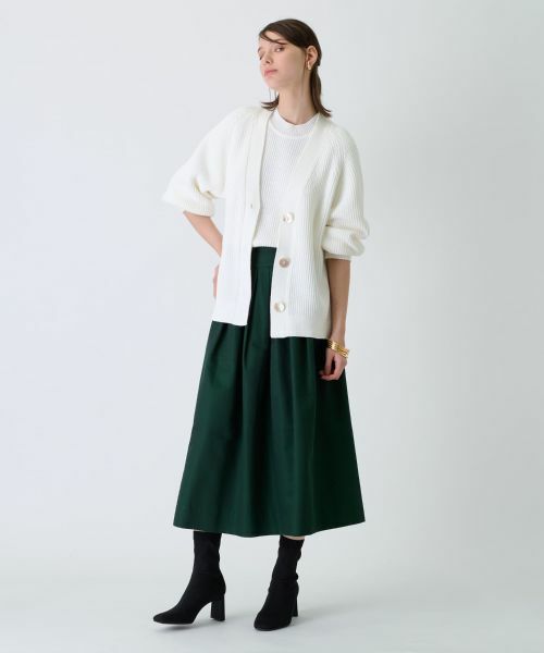 Leilian / レリアン ミニ・ひざ丈スカート | タックスカート | 詳細13