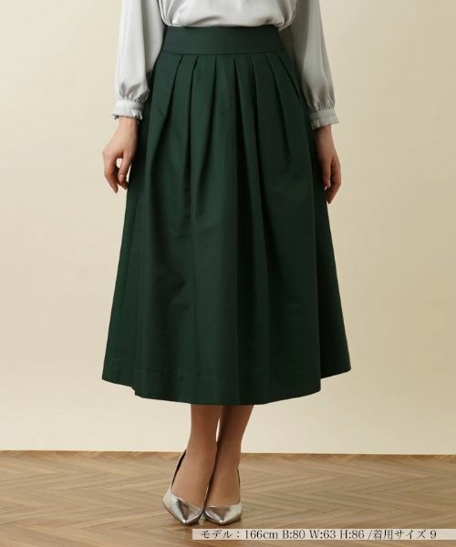 Leilian / レリアン ミニ・ひざ丈スカート | タックスカート | 詳細14